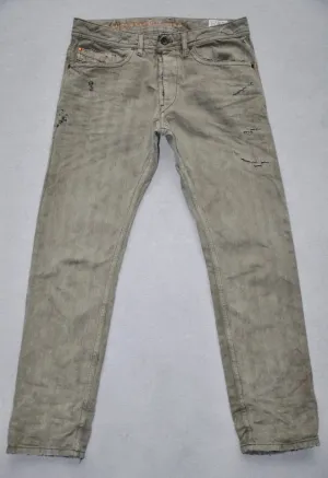 DIESEL Beige Reg Slim Carrot Jeans