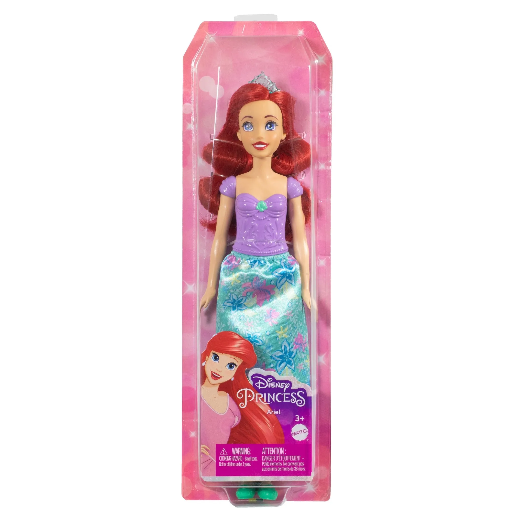 Disney Princess Posable Ariel Fashion Doll with Clothing and Accessories Inspired by the Disney Movie for Kids Ages 3 