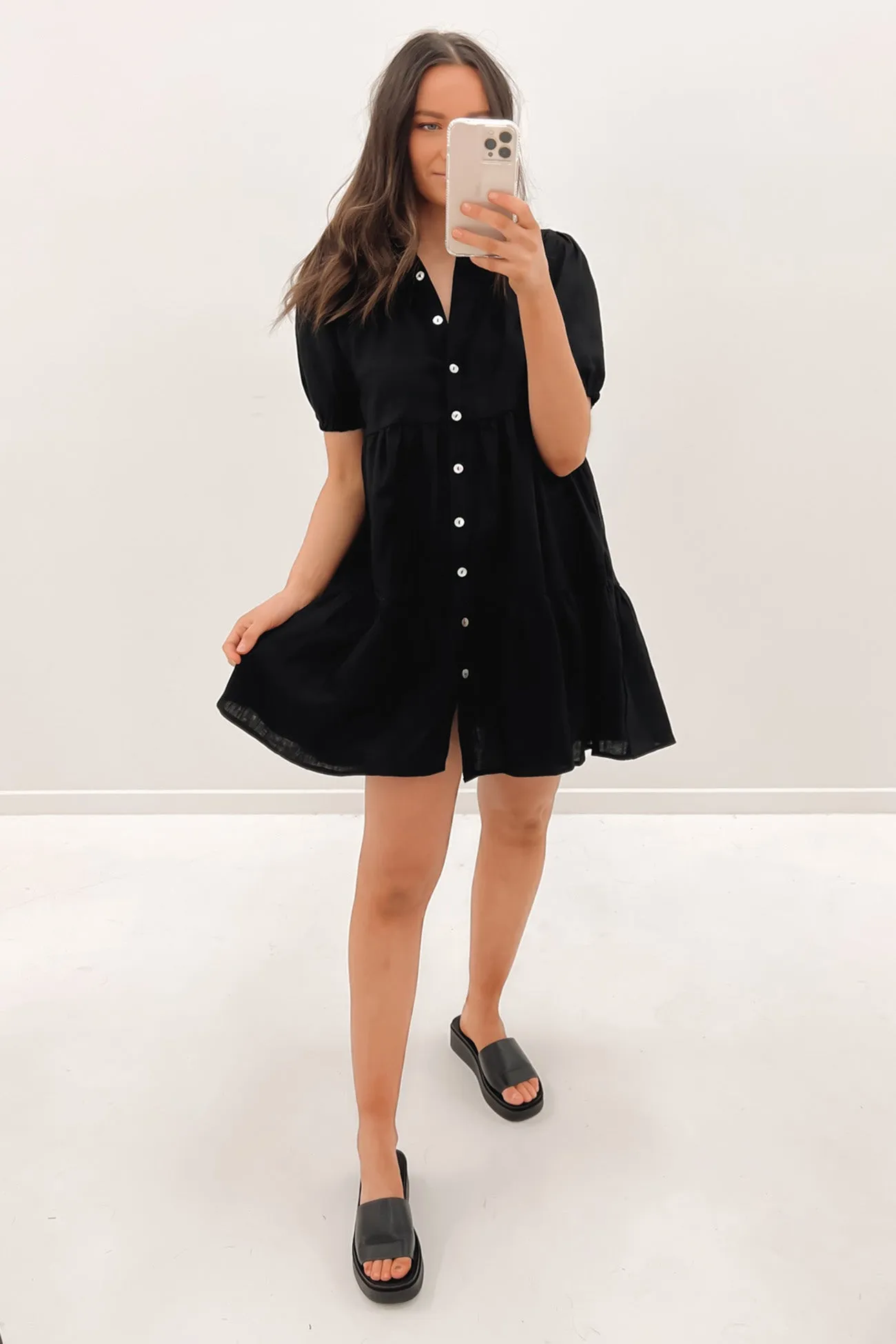 Elli Mini Dress Black