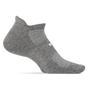 Feetures High Performance Light Cushion Sock - Heather Gray