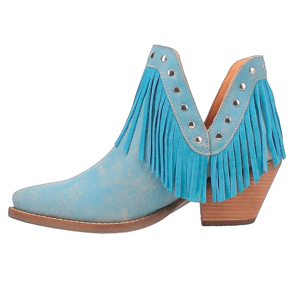 Fine N' Dandy Fringe Snip Toe Cowboy Booties