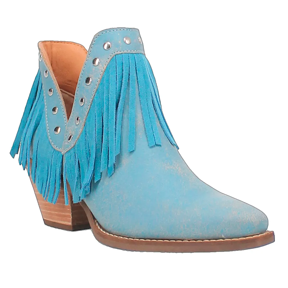 Fine N' Dandy Fringe Snip Toe Cowboy Booties