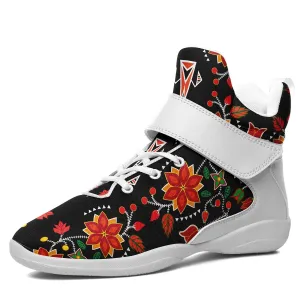 Floral Beadwork Six Bands Ipottaa Basketball / Sport High Top Shoes