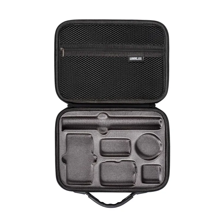 For DJI Osmo Action 4 / 5 Pro STARTRC Portable PU Storage Box Case Full Kit(Black)