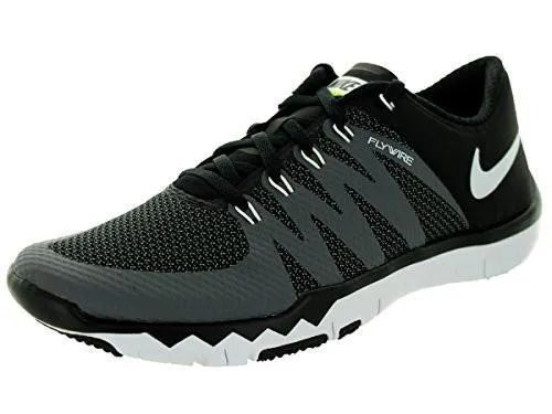 Free Trainer 5.0 V6 Black/White/Dark Grey/Volt Running Shoe 11.5 M...