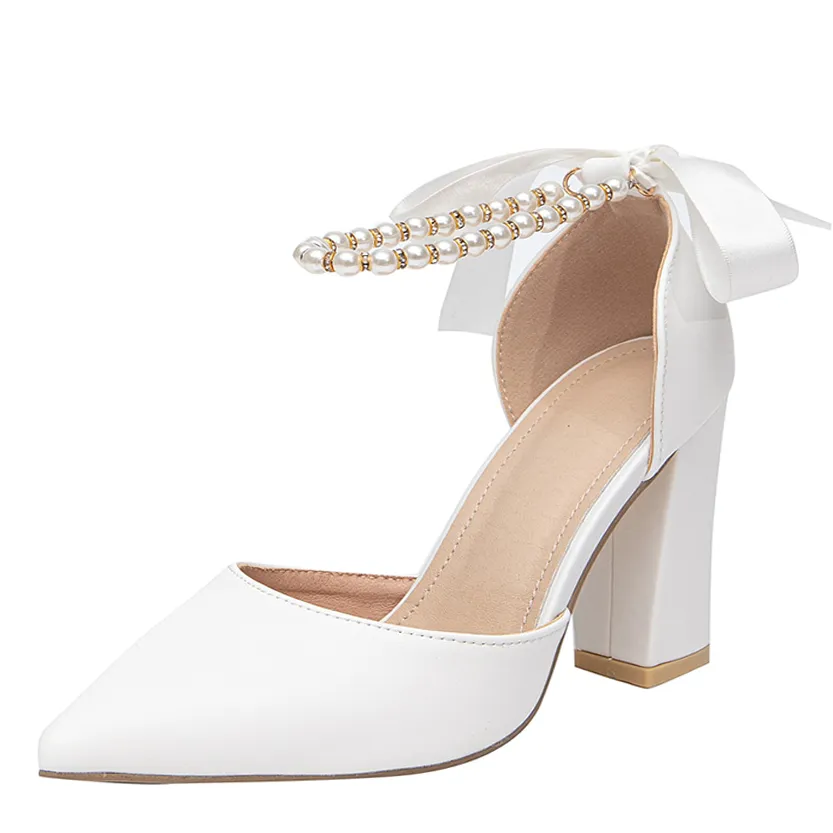 Funki Buys | Shoes | Women's Elegant Pearl Satin Bridal Shoes