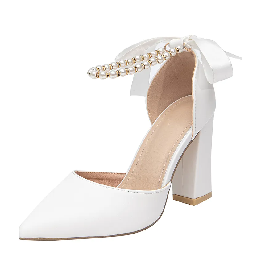 Funki Buys | Shoes | Women's Elegant Pearl Satin Bridal Shoes