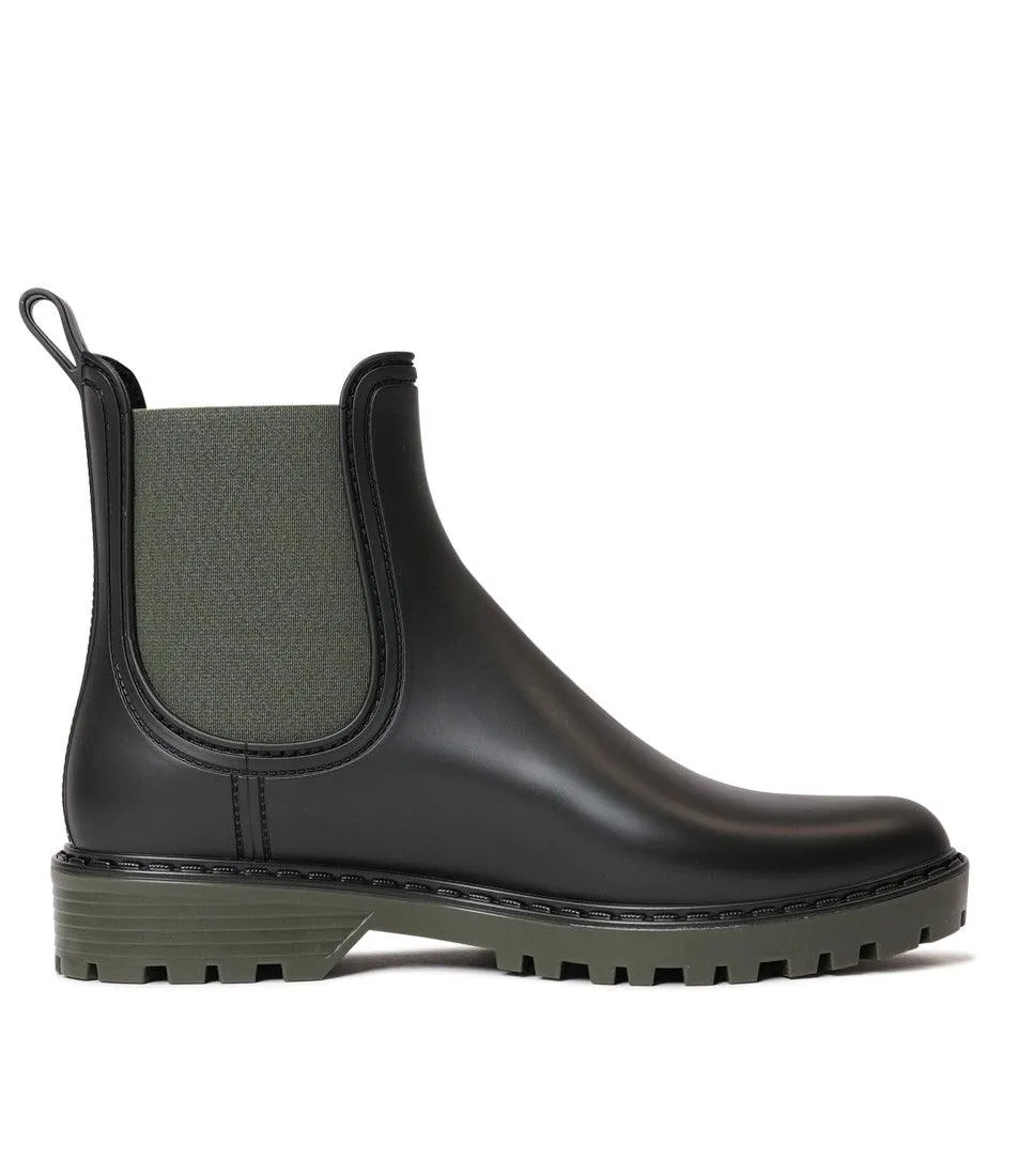 Gaudi Black/Khaki Gumboots