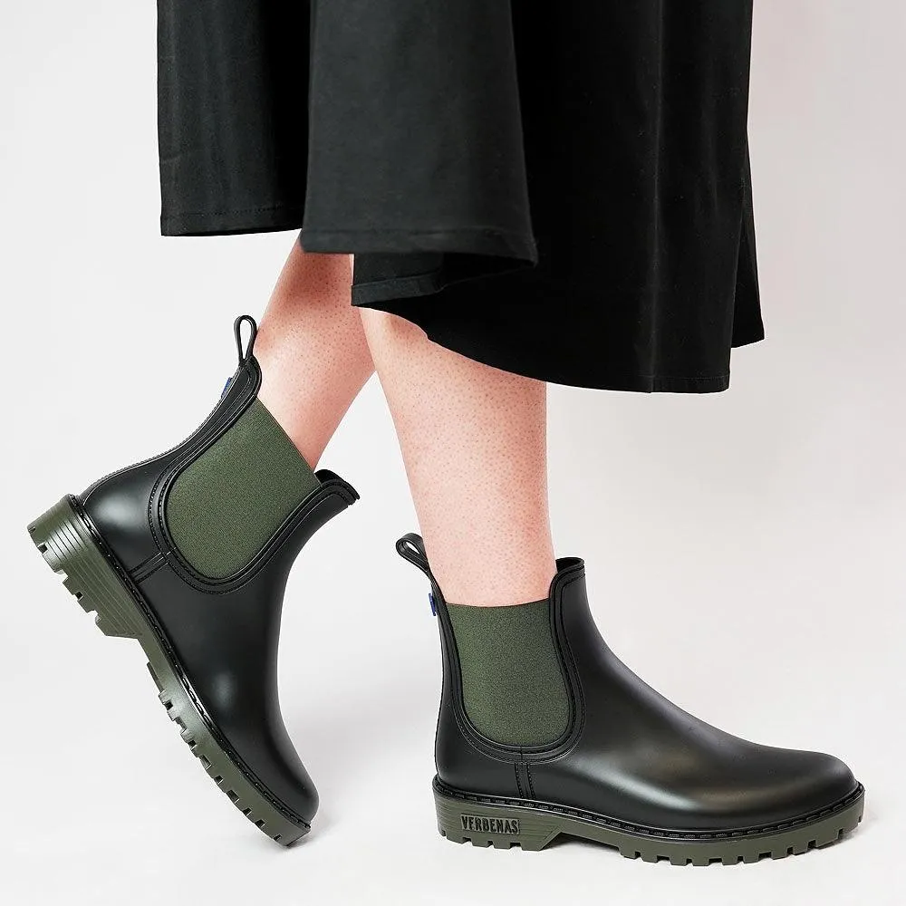 Gaudi Black/Khaki Gumboots