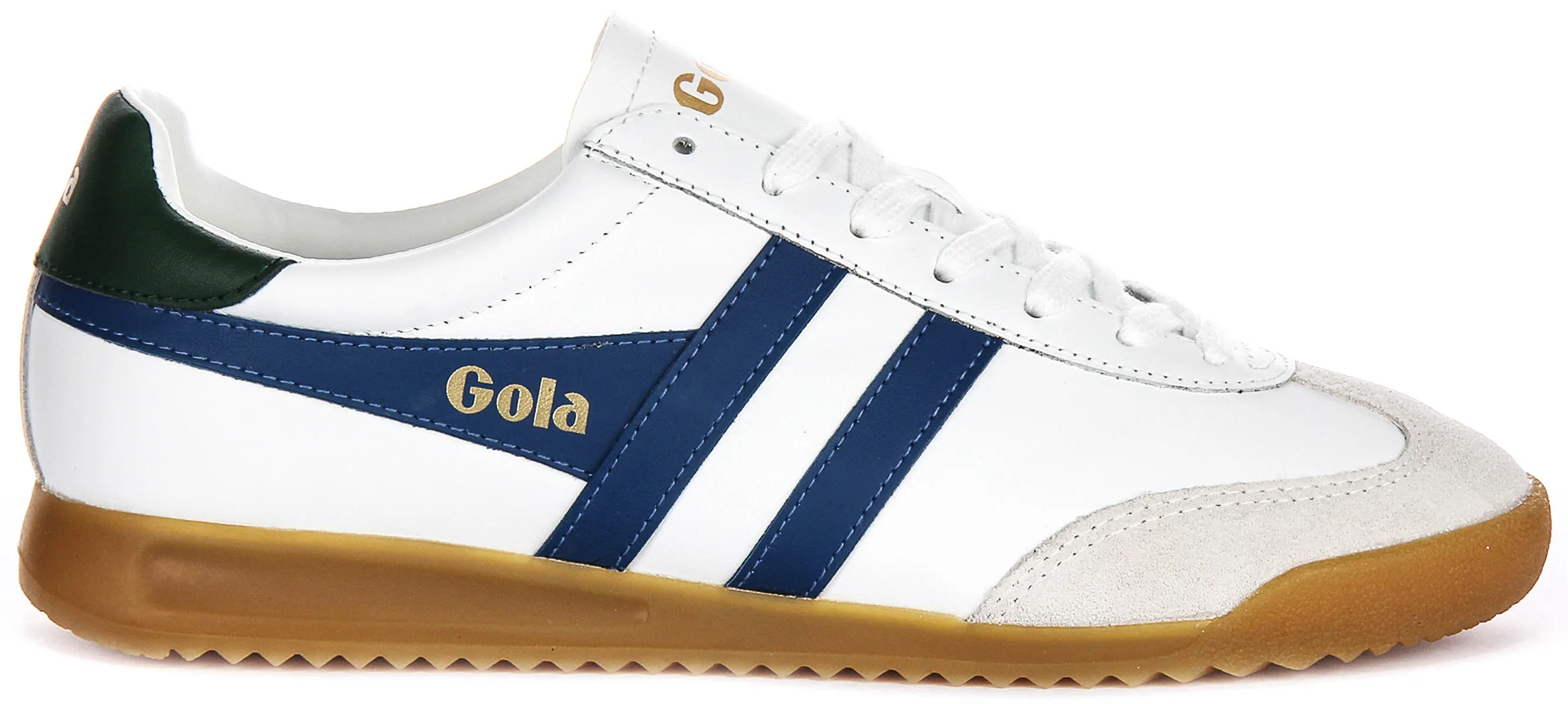 Gola Classics Torpedo Leather In White Navy For Men