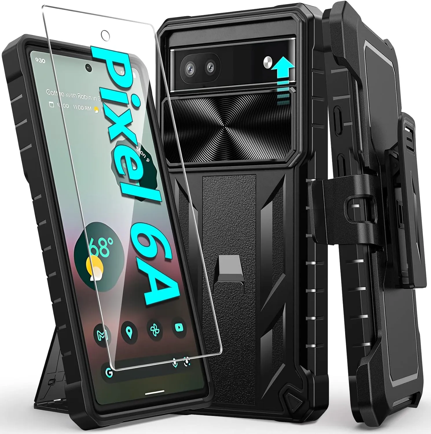 Google Pixel-8-Pro Phone Case Military Grade Drop Proof Protective Duty Protection Tough Case