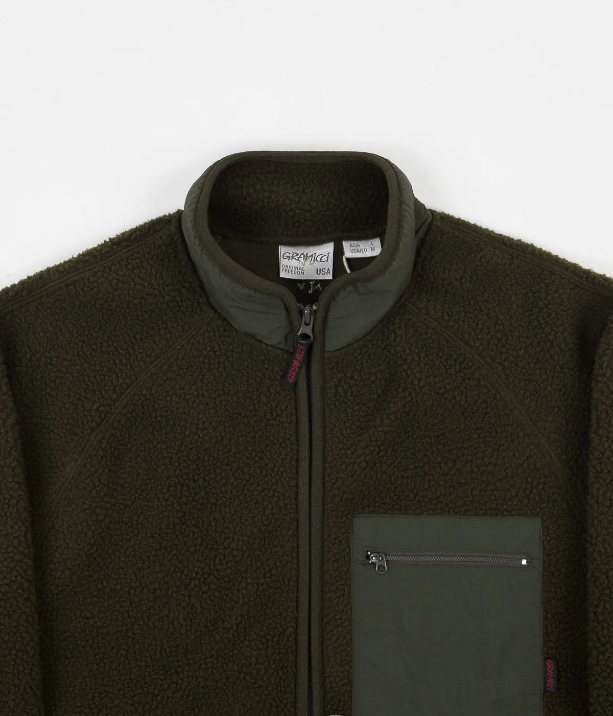 Gramicci Boa Fleece Jacket - Olive