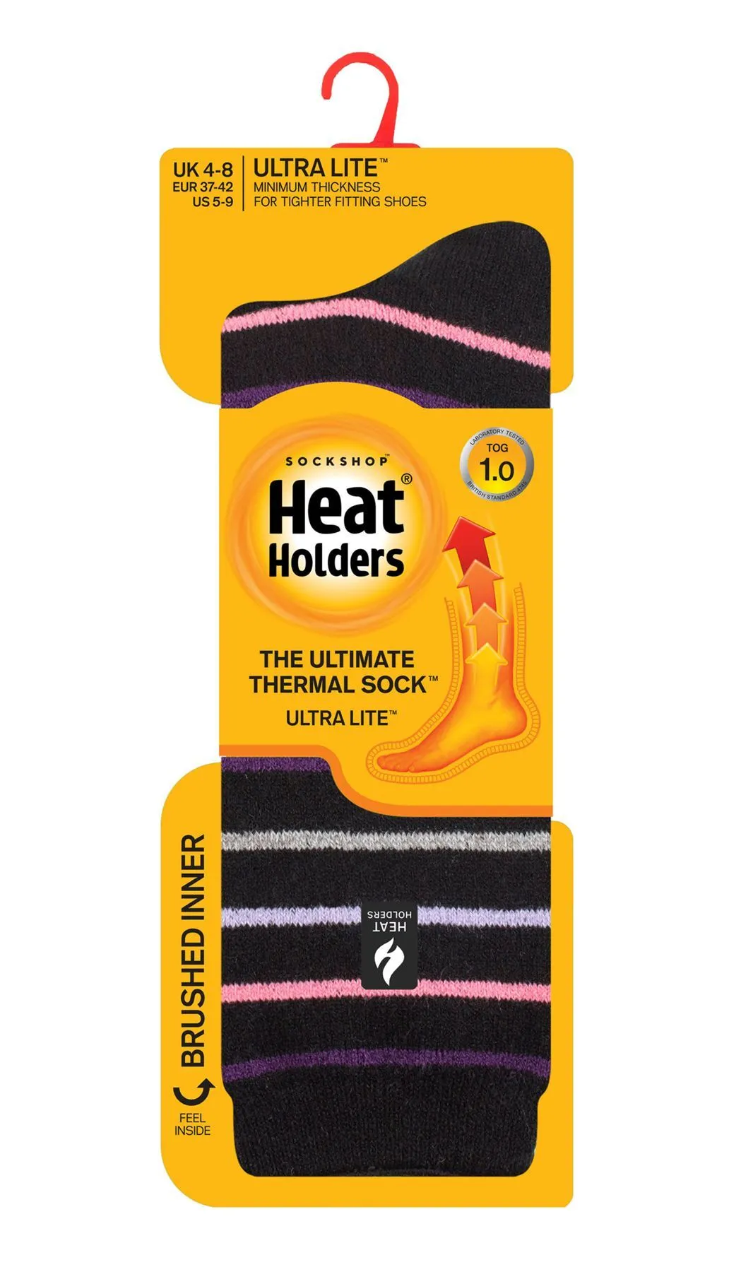 Heat Holders - Ladies Ultra Lite Socks (Black (Riga))