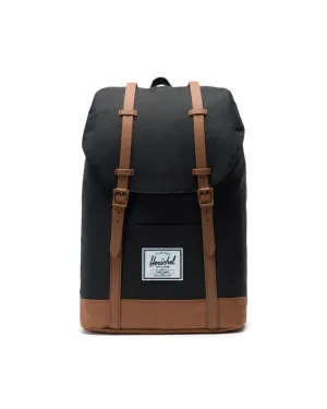 HERSHEL RETREAT BLACK/SADDLE BROWN