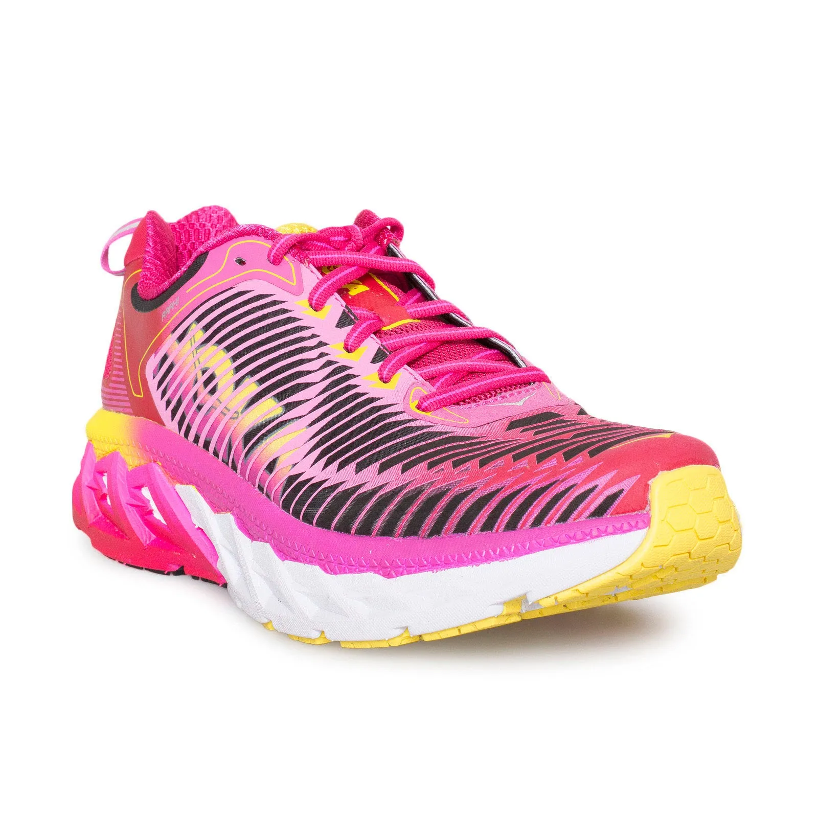 Hoka One One Arahi Virtual Pink / Neon Fuchsia Shoes - Women's