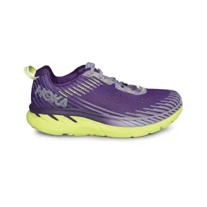 Hoka One One Clifton 5 Grape Royale / Lavender Aura Running Shoes - Women's