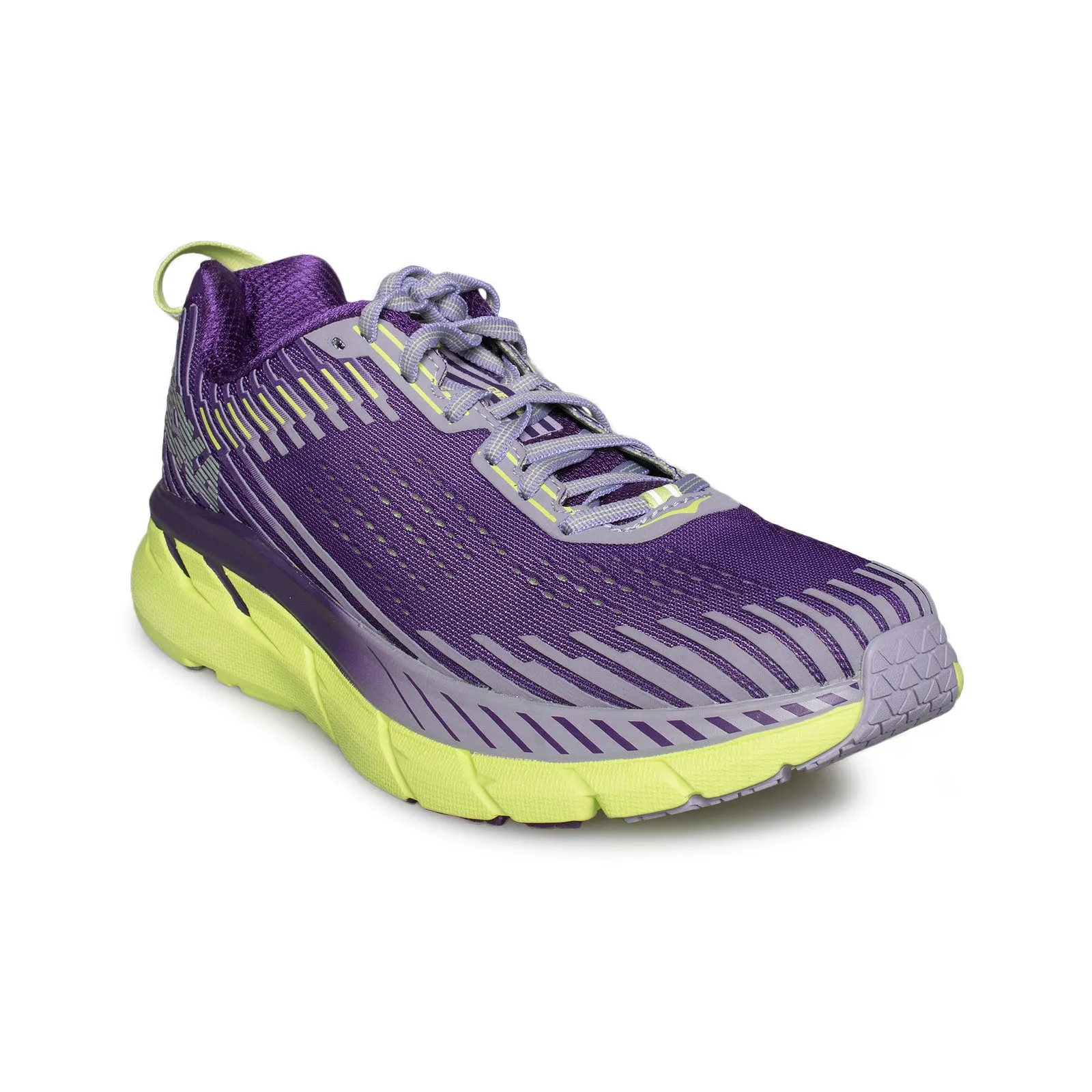 Hoka One One Clifton 5 Grape Royale / Lavender Aura Running Shoes - Women's