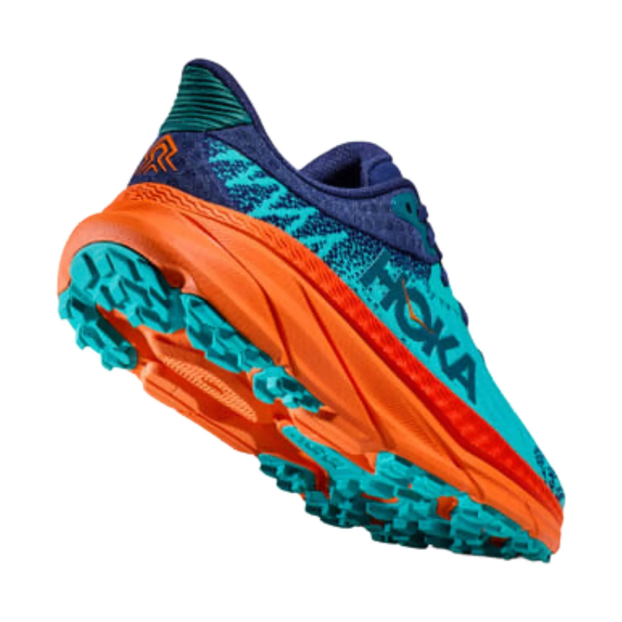 HOKA Women's Challenger 7 Trail Running Shoes - Ceramic/Vibrant Orange