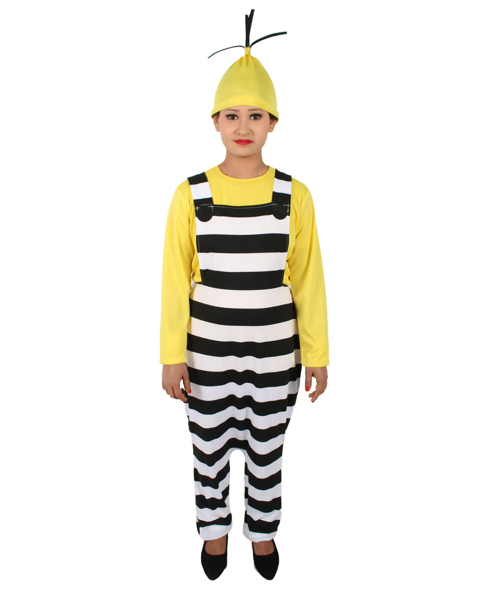 HPO Adult Unisex Halloween & Cosplay Costume | Yellow,Black & White Colors | Multiple Size Options