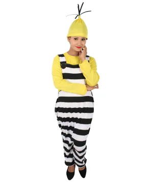 HPO Adult Unisex Halloween & Cosplay Costume | Yellow,Black & White Colors | Multiple Size Options