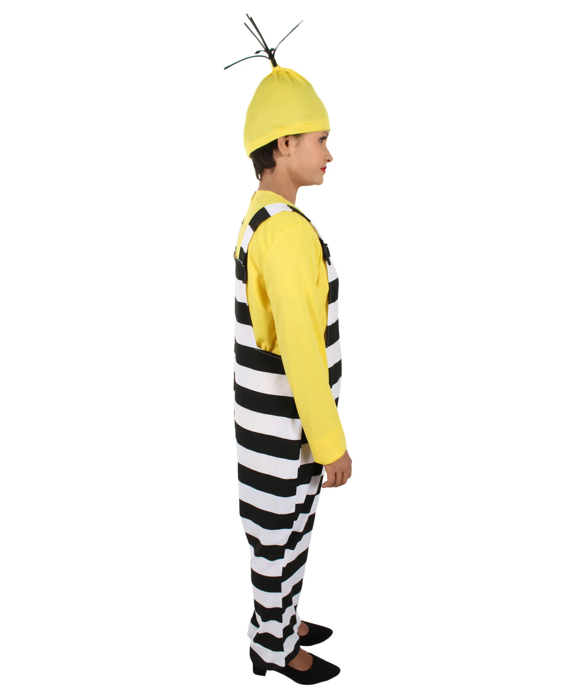 HPO Adult Unisex Halloween & Cosplay Costume | Yellow,Black & White Colors | Multiple Size Options