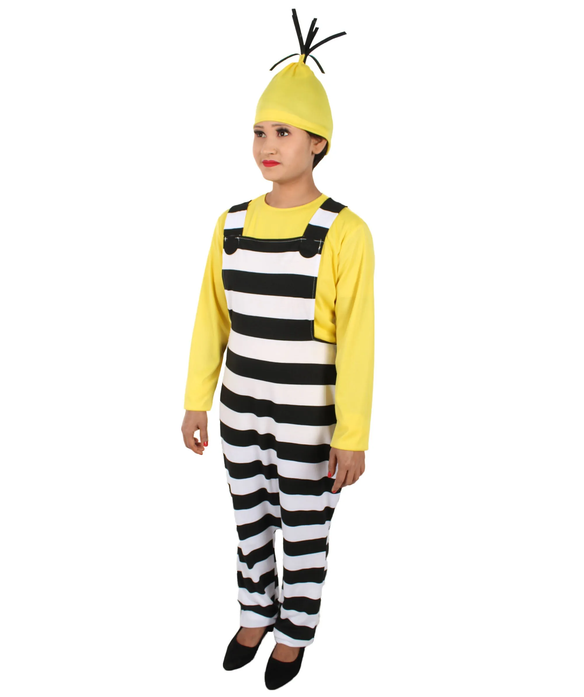 HPO Adult Unisex Halloween & Cosplay Costume | Yellow,Black & White Colors | Multiple Size Options