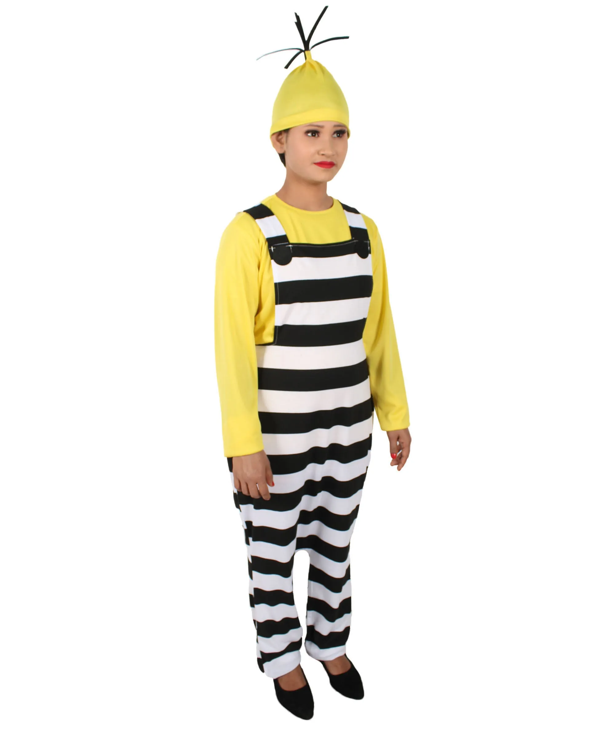 HPO Adult Unisex Halloween & Cosplay Costume | Yellow,Black & White Colors | Multiple Size Options