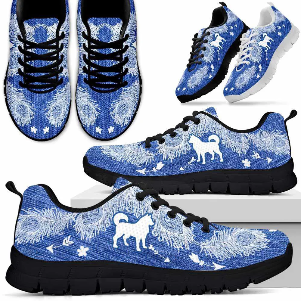 Husky Sneaker, Husky Dog Lovers Sneakers Running Shoes Gift Women Men, Husky Shoes