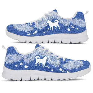 Husky Sneaker, Husky Dog Lovers Sneakers Running Shoes Gift Women Men, Husky Shoes