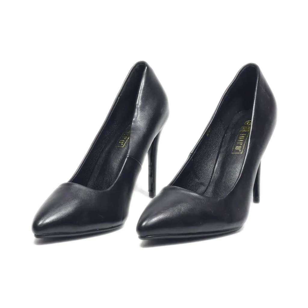 Idiru High-Heel Shoes Leather Black Colour For Women