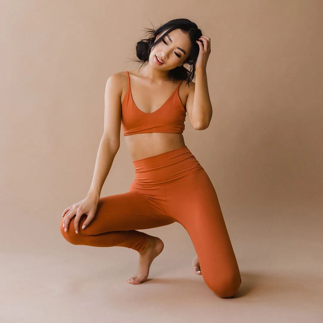 Intention Flow Leggings, Rust