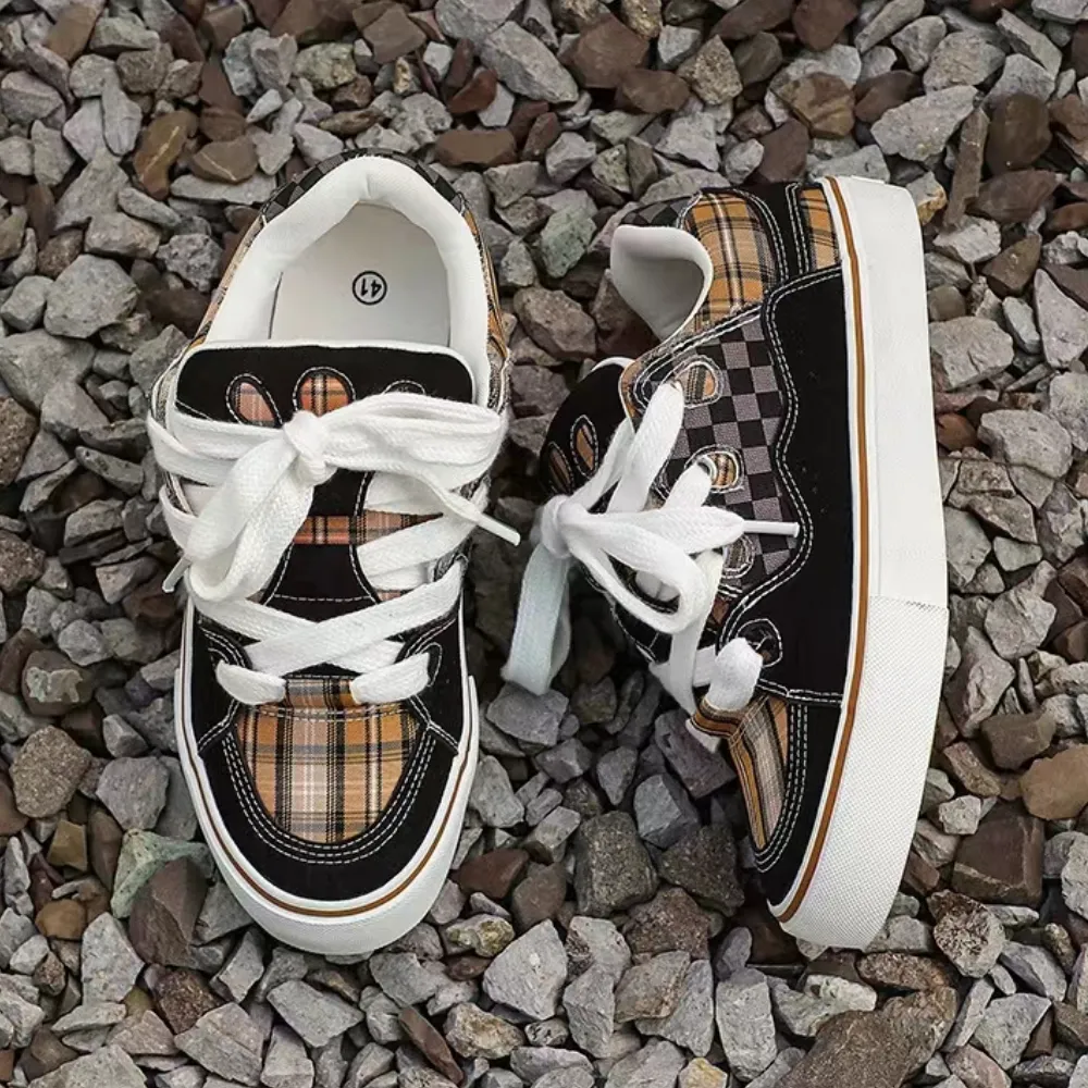 “Irregular Grid” Shoes