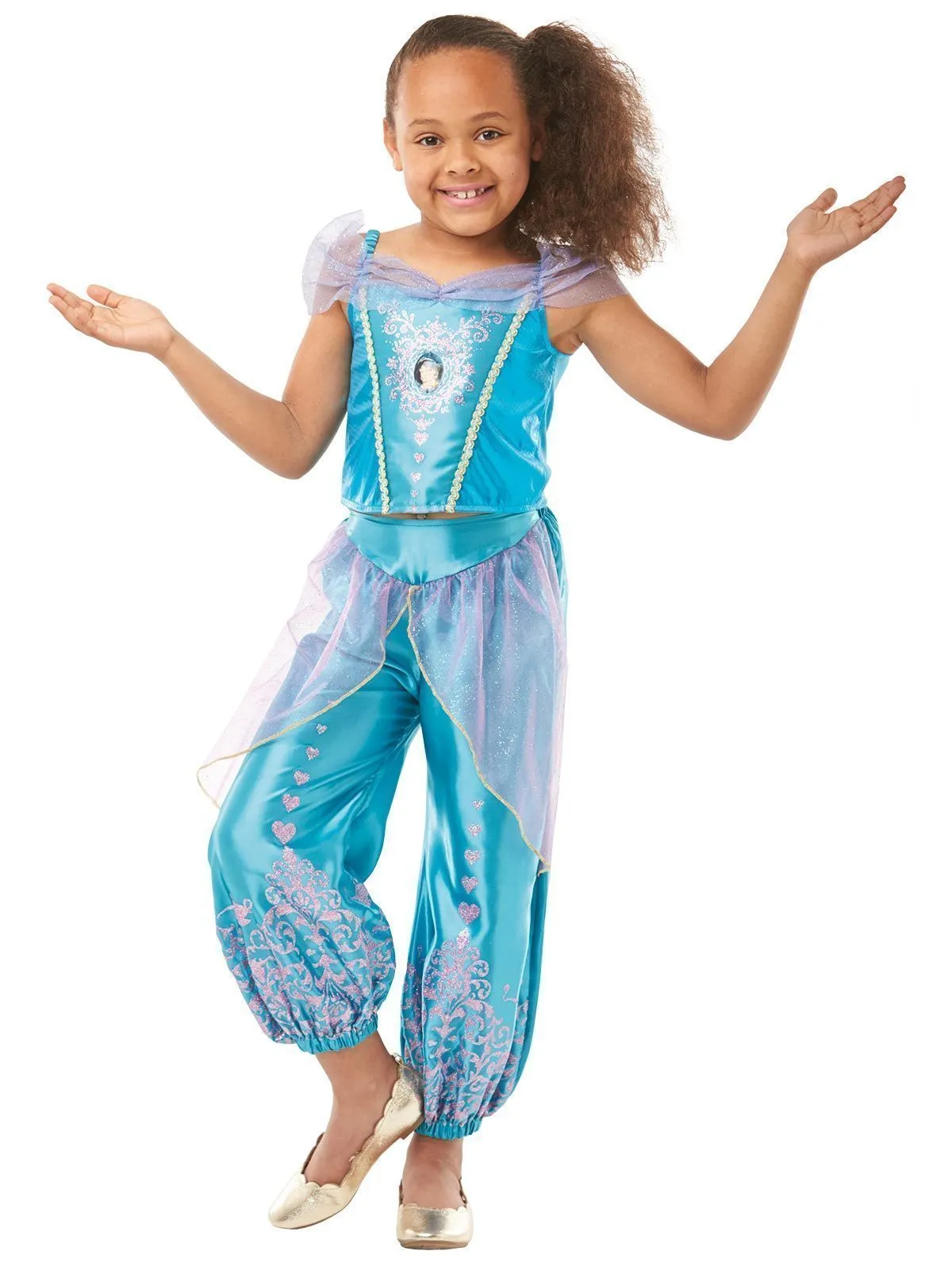 Jasmine Gem Princess Costume for Kids - Disney Aladdin