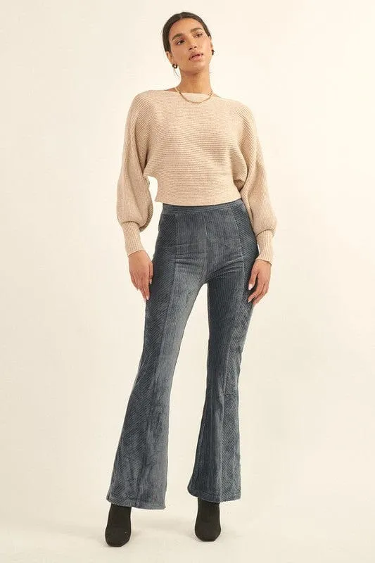 Keepin' It Real Soft High Rise Stretch Flare Pant