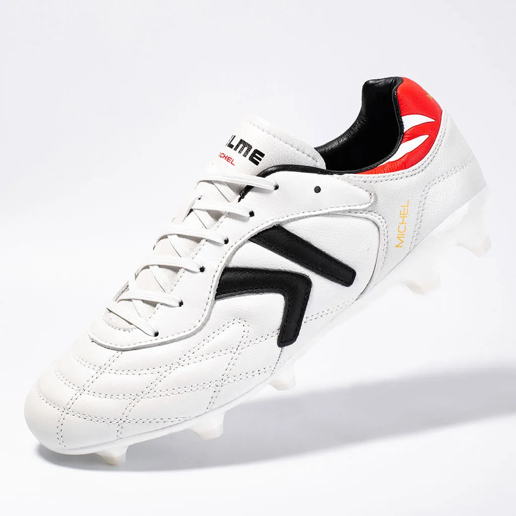 KELME Michel Football Boot - White/Red