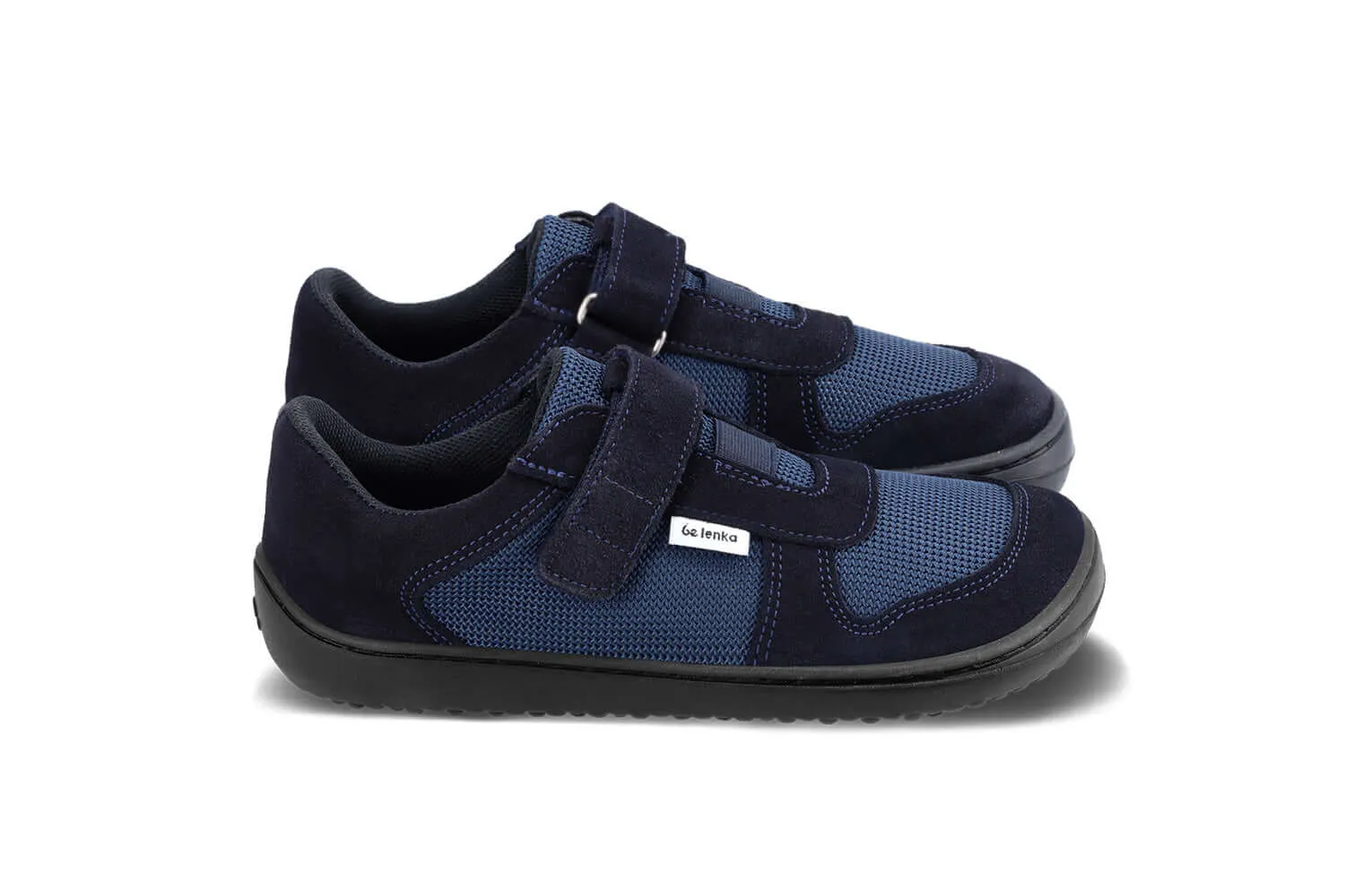 Kids barefoot sneakers Be Lenka Joy - Dark Blue & Black