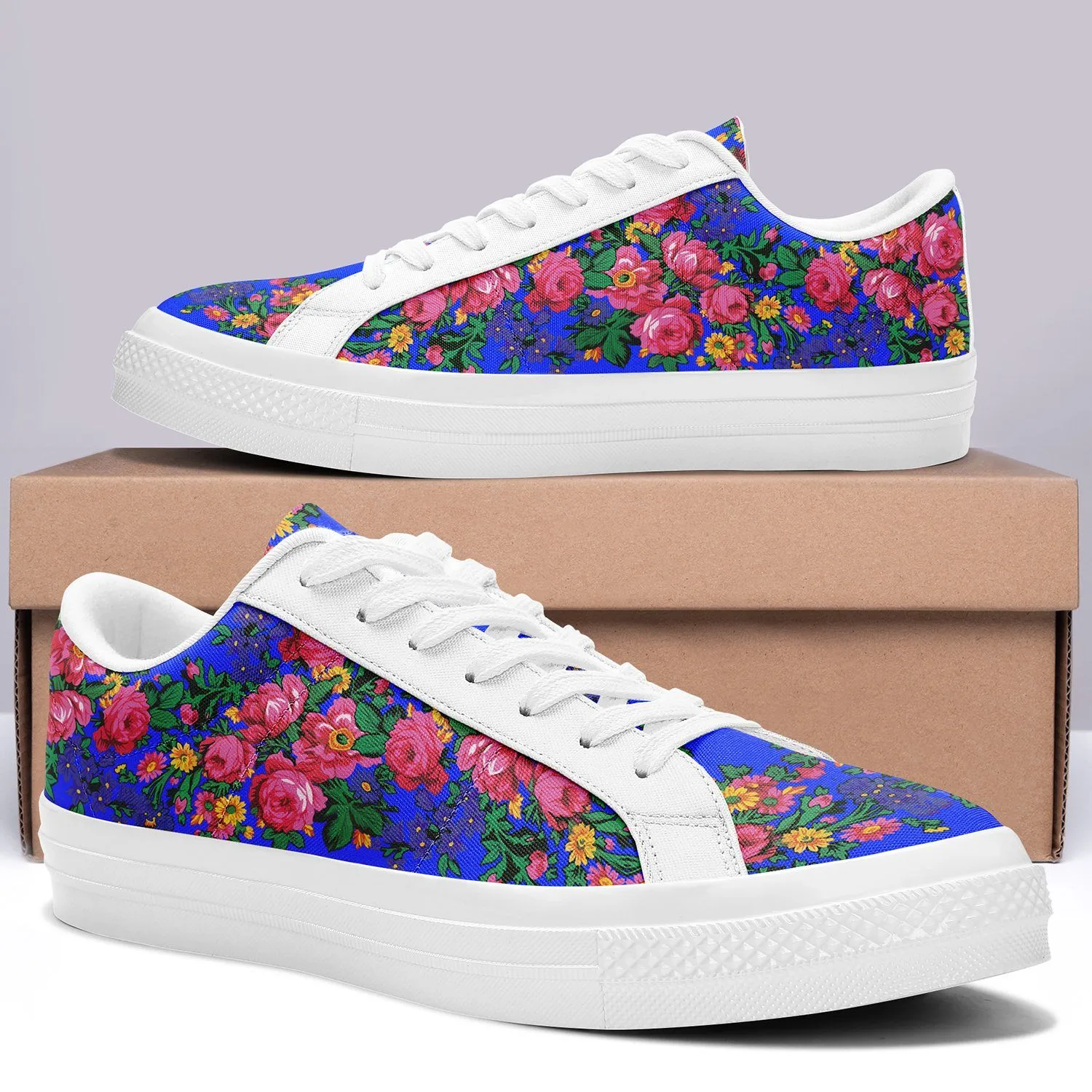 Kokum's Revenge Royal Aapisi Low Top Canvas Shoes White Sole