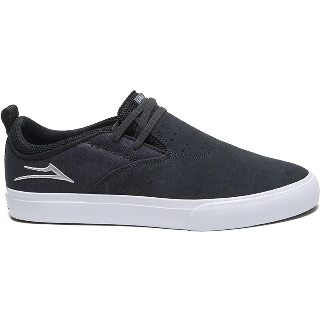 LAKAI RILEY HAWK 2 SHOES - CHARCOAL SUEDE