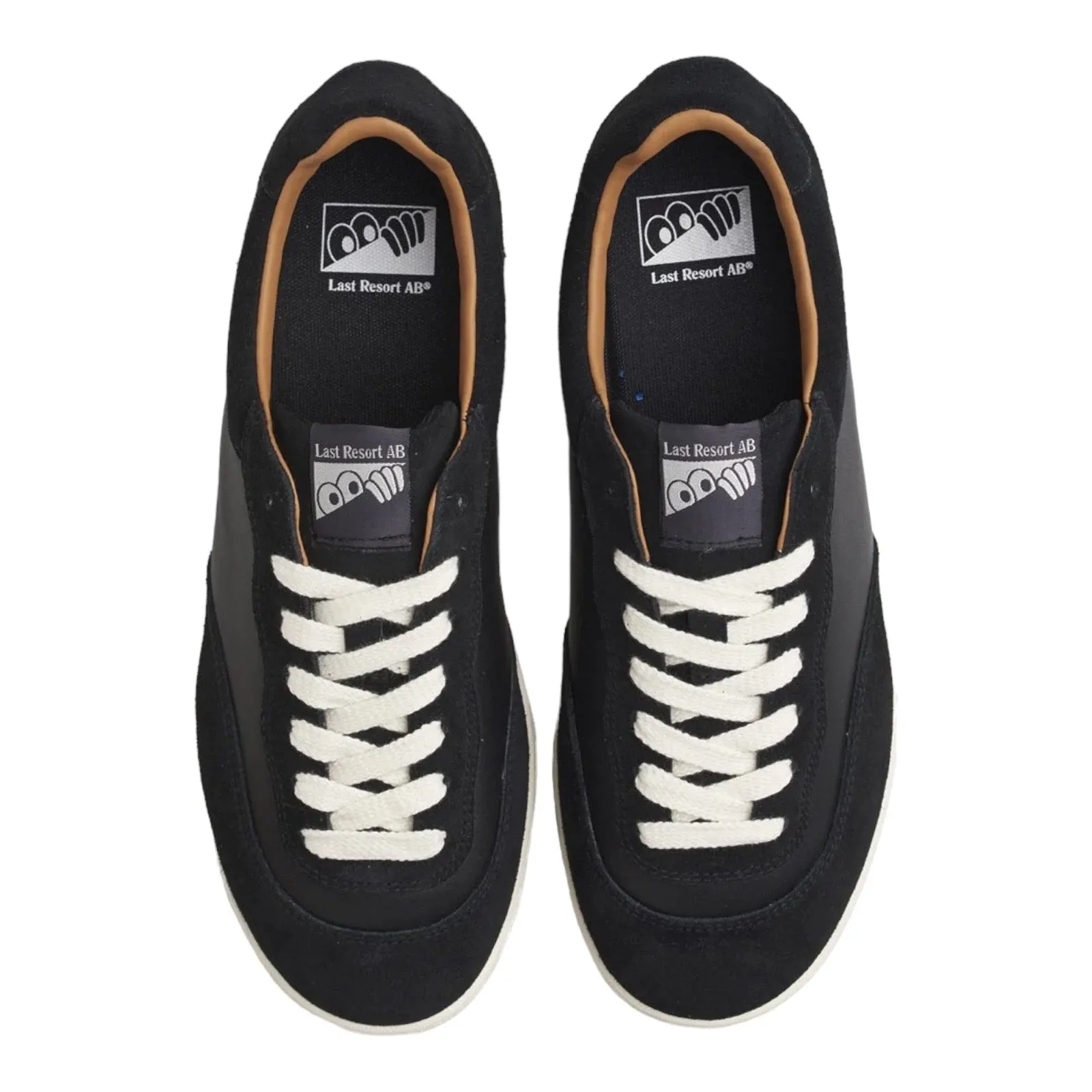 LAST RESORT AB CM001-LO SUEDE/LEATHER (BLACK/WHITE)