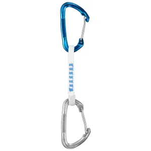 Light quickdraw Simond Alpinism for mountaineering and rock climbing, 11 cm, white / blue