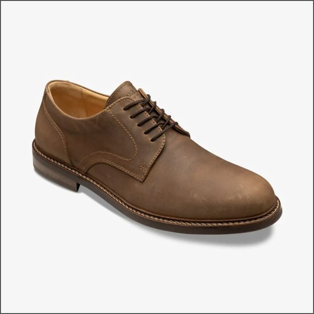 Loake Franklin Brown Nubuck Shoe--