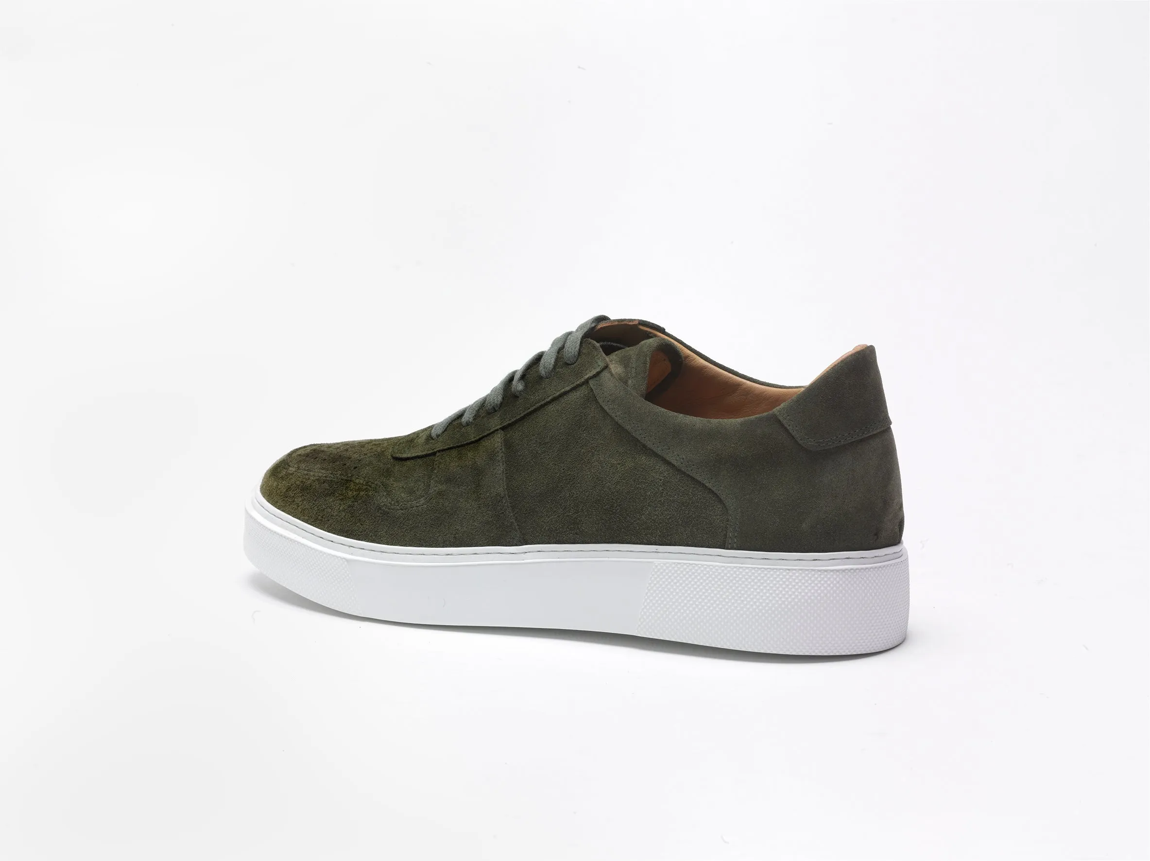 Luca suede moss green