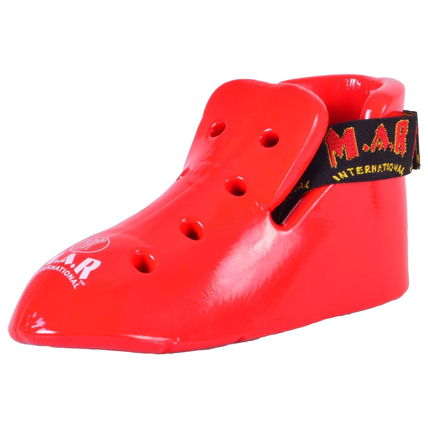 MAR-163A | Red Dipped Foam Kick Boots