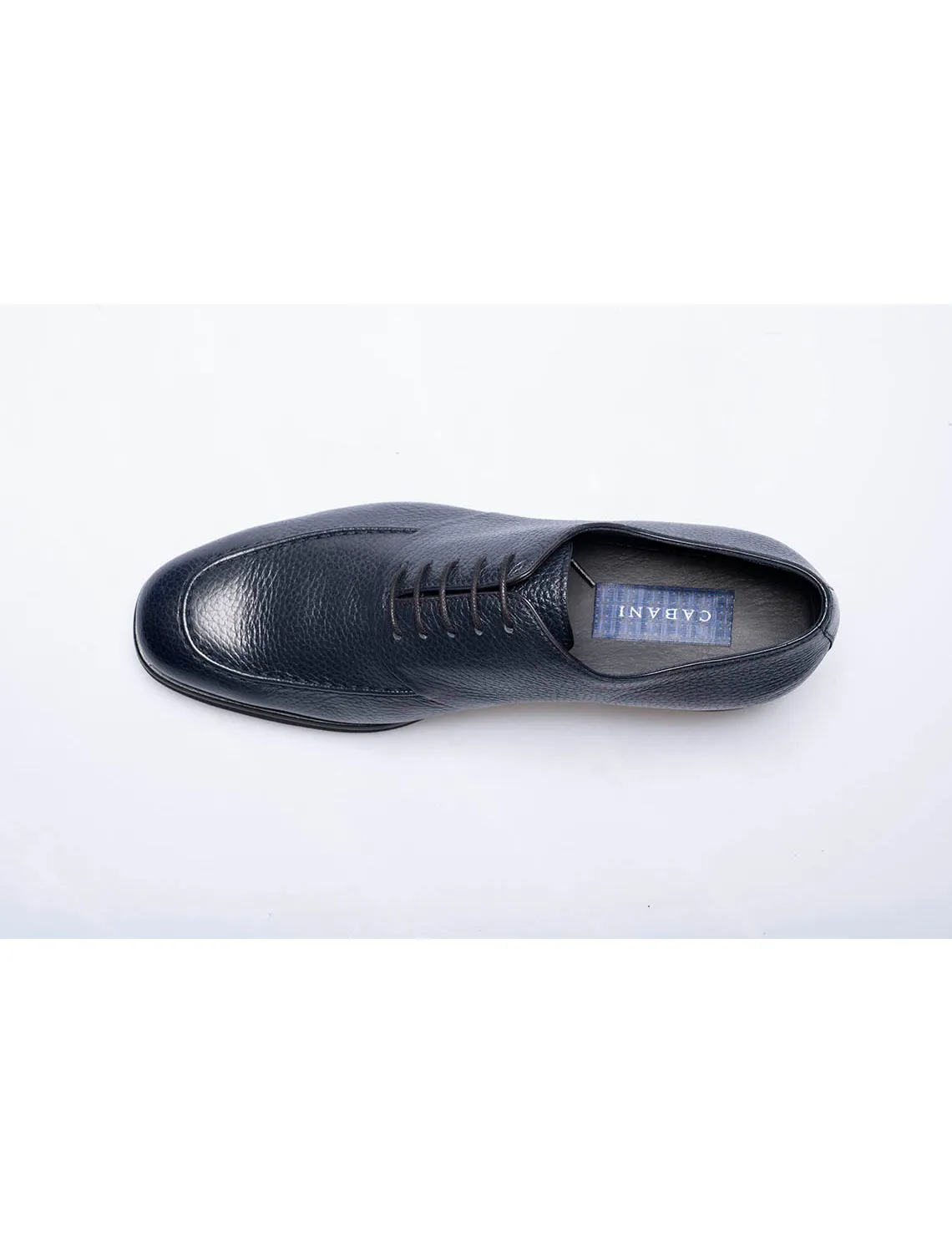 Men Navy  Genuine Leather Classic Shoes