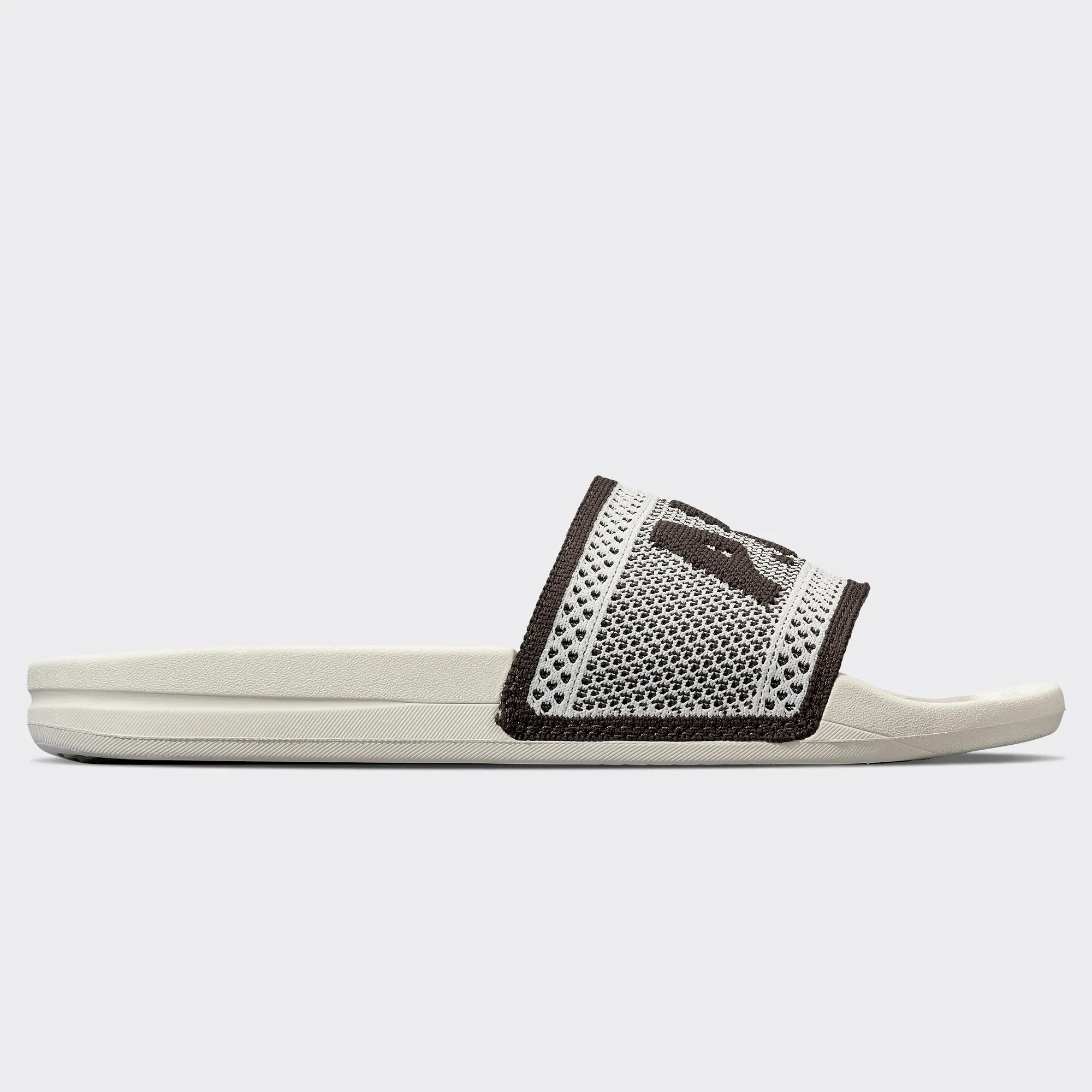 Men's Big Logo TechLoom Slide Ivory / Anthracite