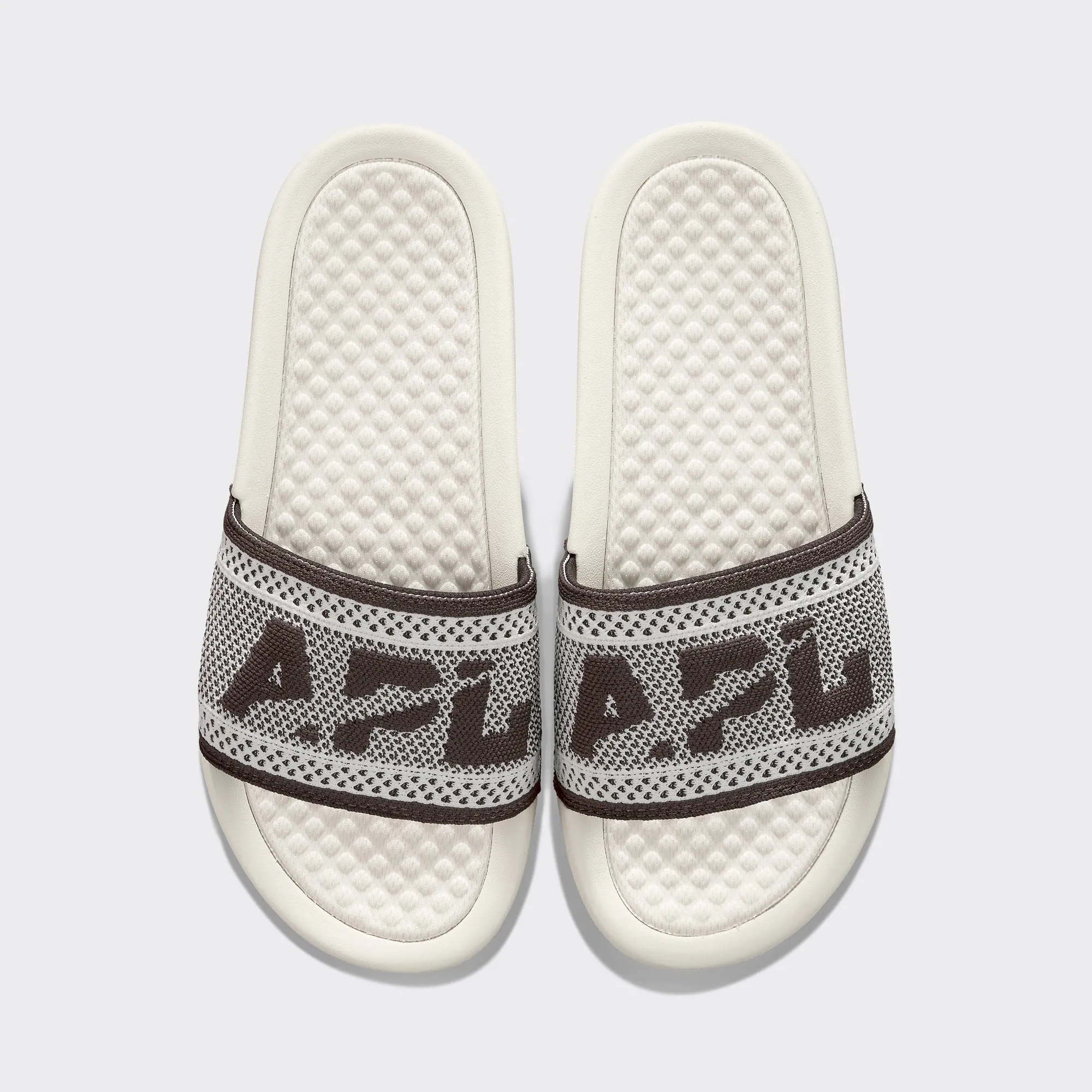 Men's Big Logo TechLoom Slide Ivory / Anthracite