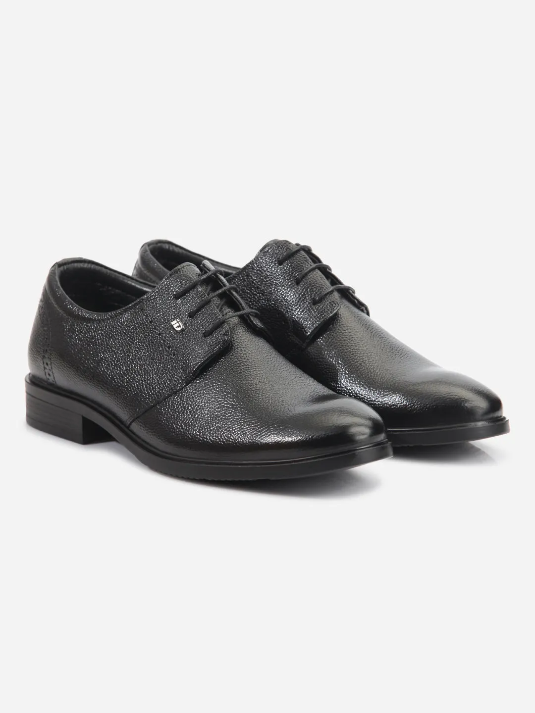 Men's Black Round Toe Lace Up Formal (ID2219)