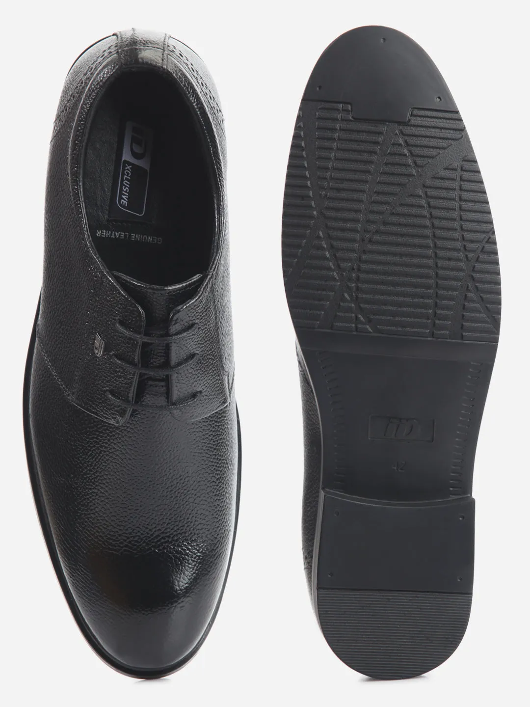 Men's Black Round Toe Lace Up Formal (ID2219)