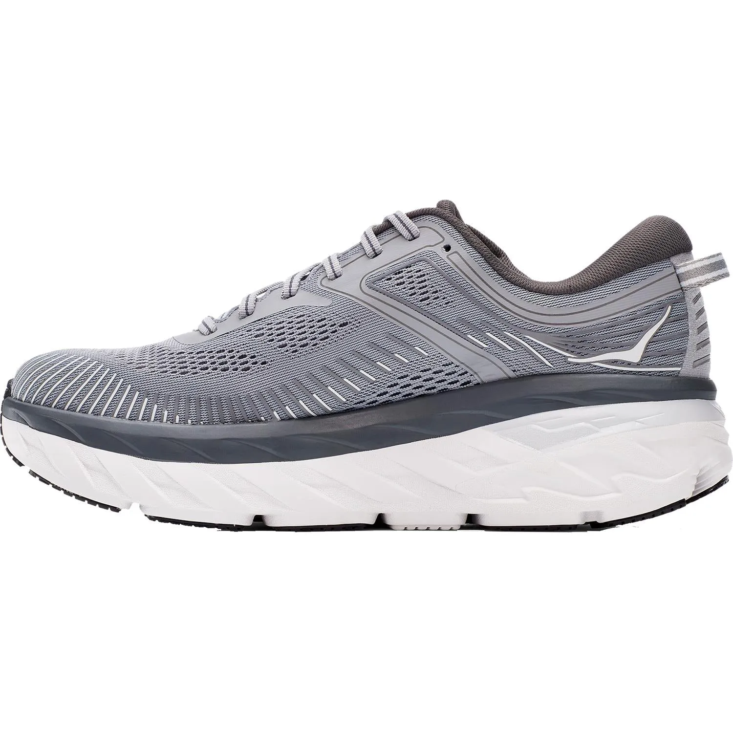 Men's Hoka One One Bondi 7 Wild Dove/Dark Shadow Mesh