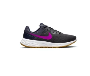 Mens Nike Revolution 6 Next Nature Anthracite Vivid Purple Running Shoes